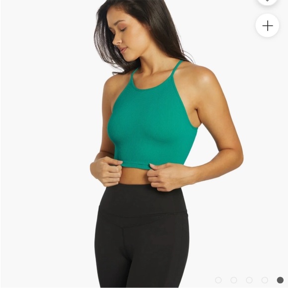 NWT FP Movement cardinal ribbed racerback crop tank - Picture 1 of 8